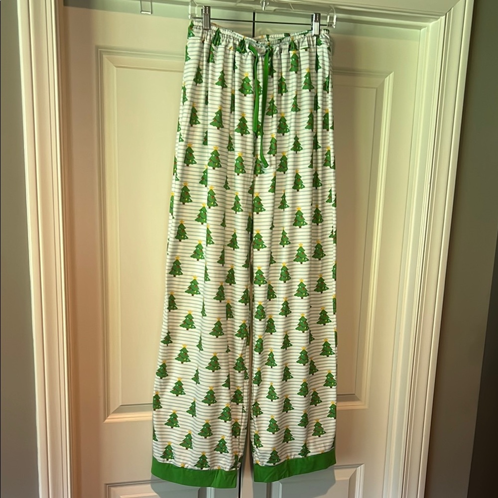 Green Christmas Tree Patterned Men's pJ’s